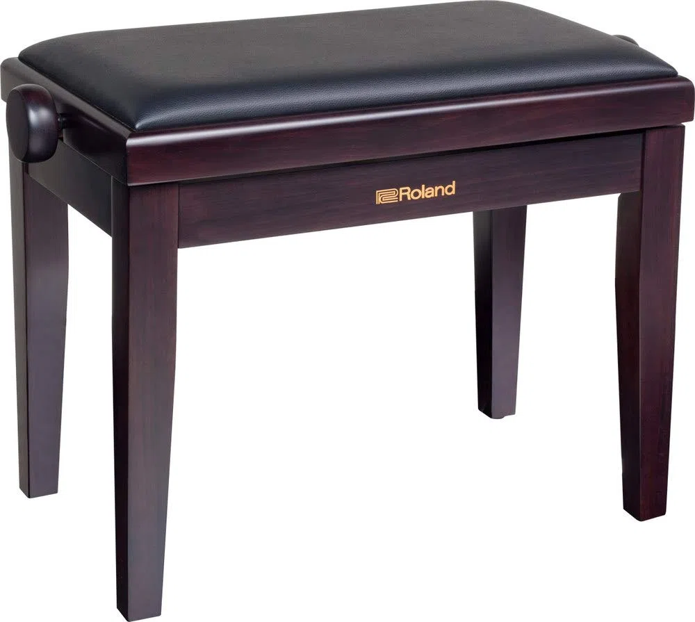 Roland Banco de Piano en Palisandro con Asiento Acolchado de Vinilo - Rpb-200Rw