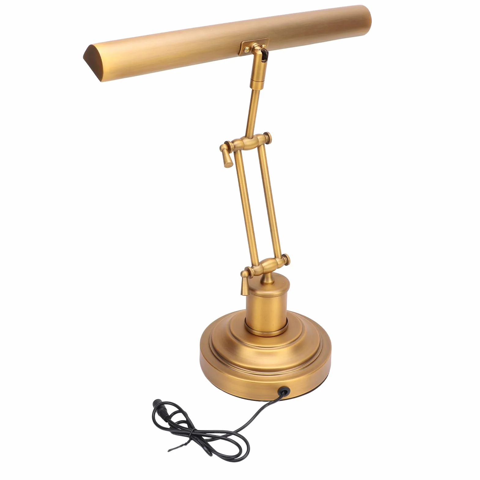 Lámpara de Luz de Piano para Piano Vertical, Lámpara de Mesa LED de 12 W con Brillo Ajustable de 3000 K a 6000 K, Luz de Atril para Piano, Oficina en Casa (Enchufe de la UE)