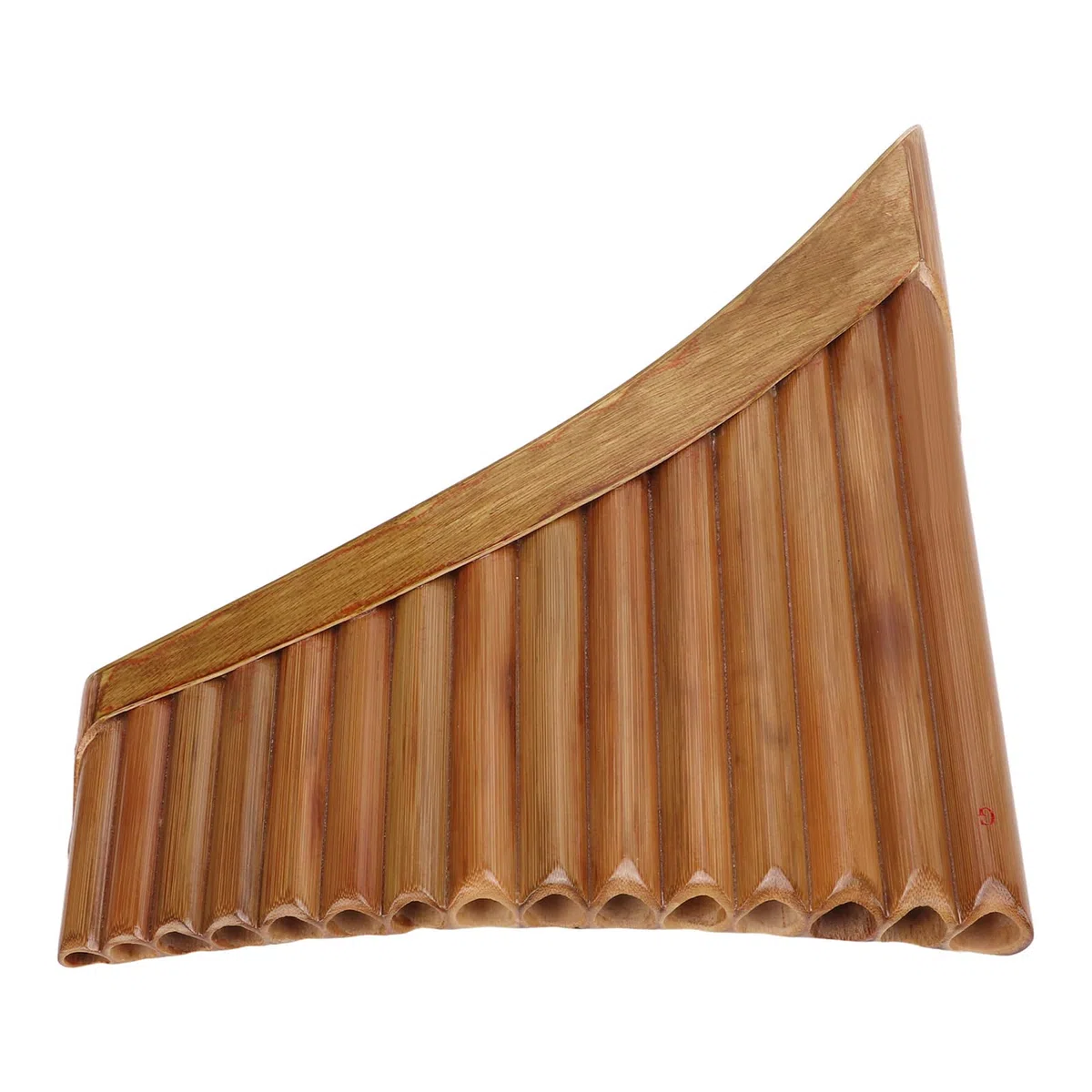 Flauta de Pan de bambú Instrumento de Viento de Madera, 15 Tubos Flauta de Pan para Concierto Flauta de Pan Flauta de Pan 15 Tubos Flauta de Pan Pipas de Pan (mano derecha)