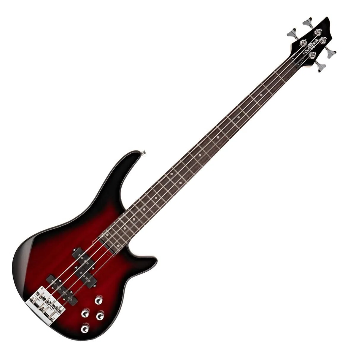 Chicago Bajo Gear4music, Trans Red Burst