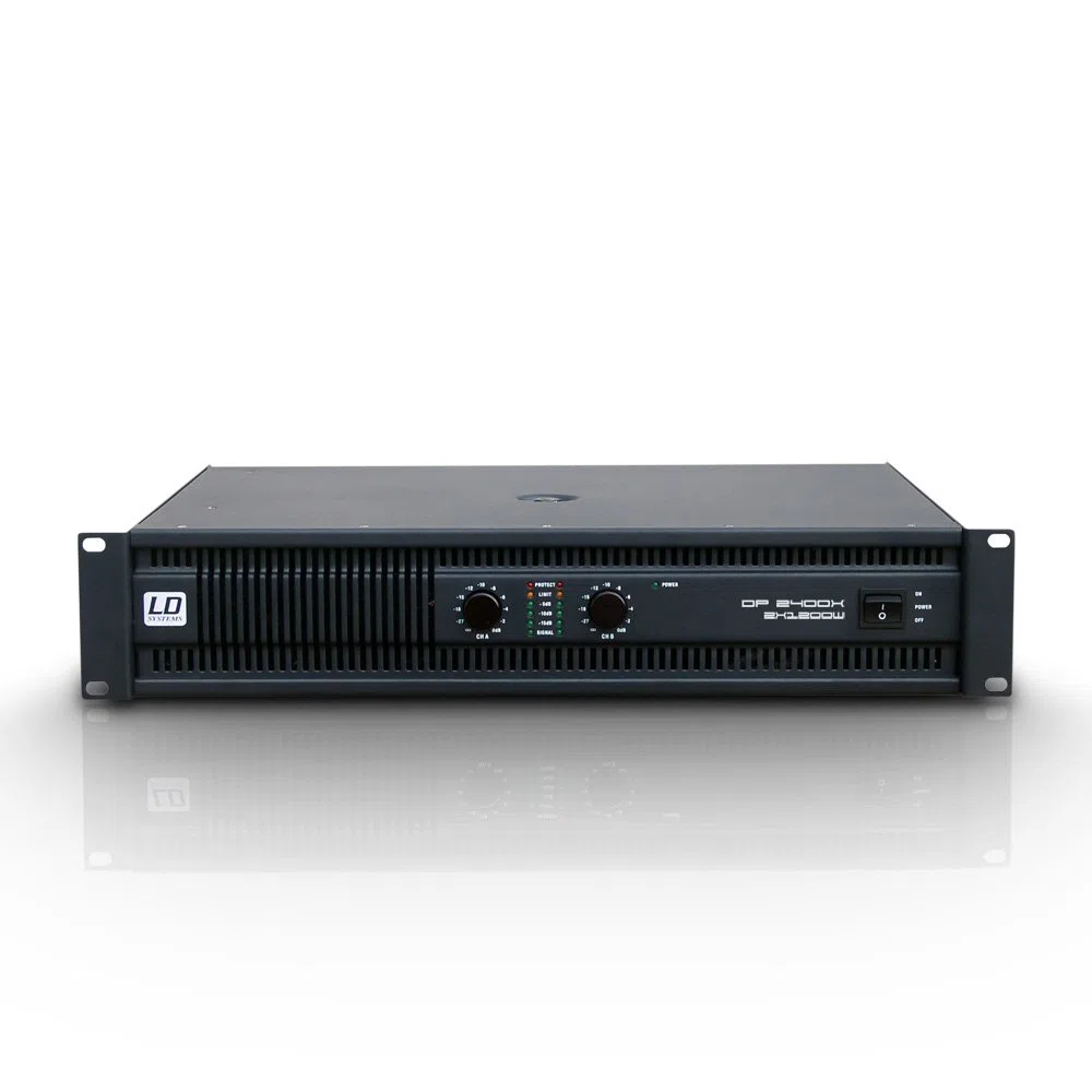 LD Systems DEEP2 2400 X - Amplificador de PA 2 x 1200 W 2 Ohmios