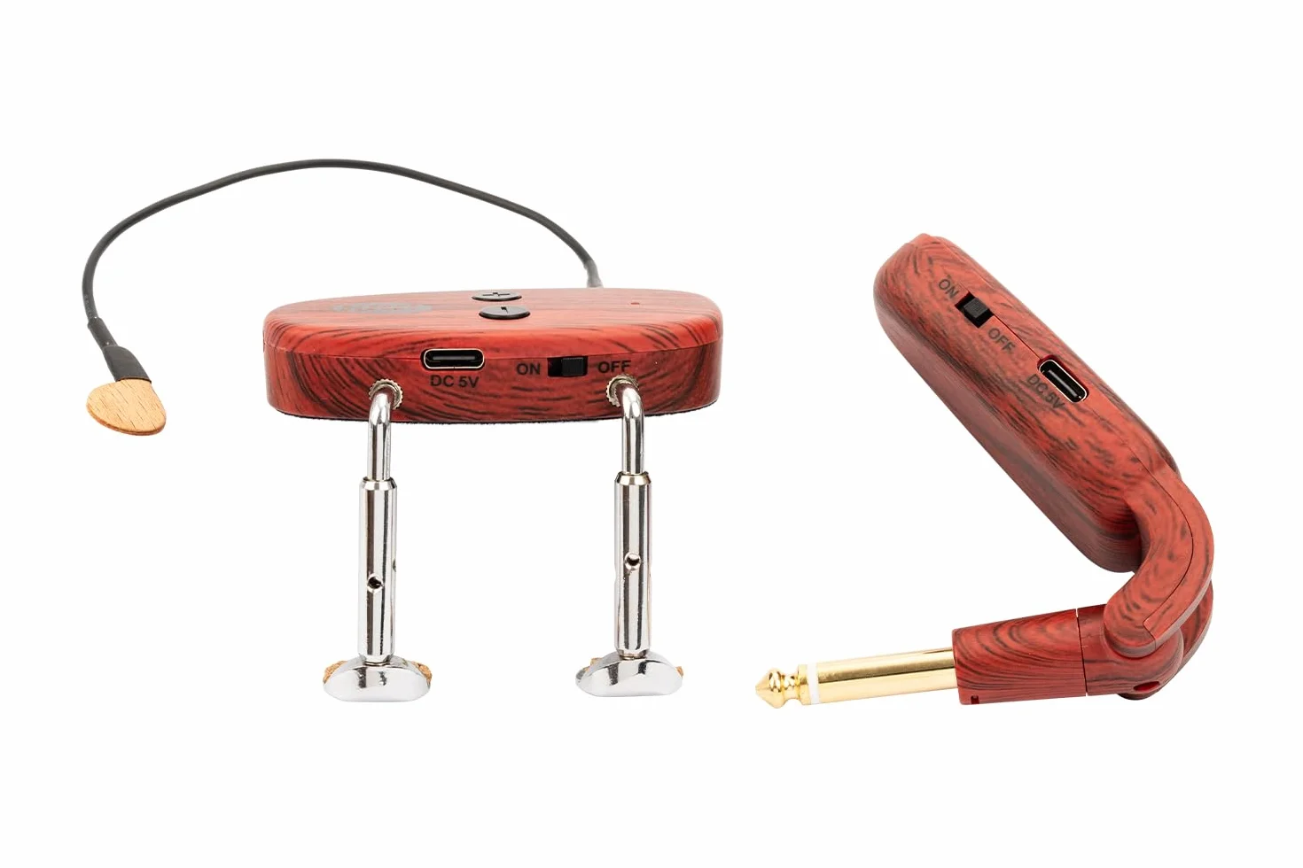 Tonabnehmer KNA Violine/Viola VV-WI Wireless | Control de volumen, conexión sin interferencias, rendimiento de latencia ultra baja, sistema inalámbrico recargable