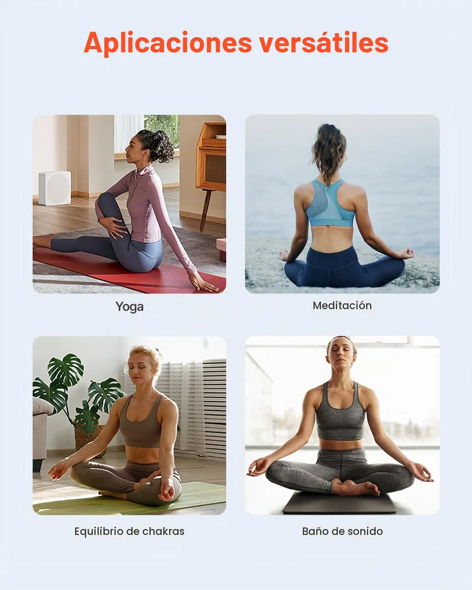 VEVOR Cuenco de Cristal, con Nota F para el Chakra del Corazón, con Mazo de Goma y Junta Tórica, Perfecto para Meditación, Yoga, Baños de Sonido, Sanación con Sonido, 203 x 203 x 165 mm, Blanco