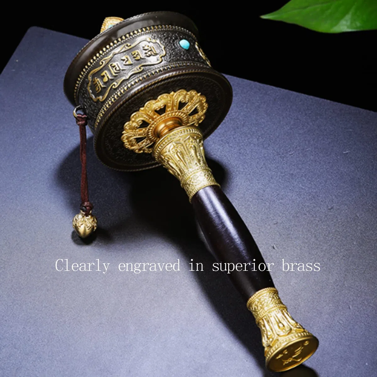 Rueda de oración de Mano Rueda de oración Oración tibetana Rueda de oración Budista Oración giratoria Oración