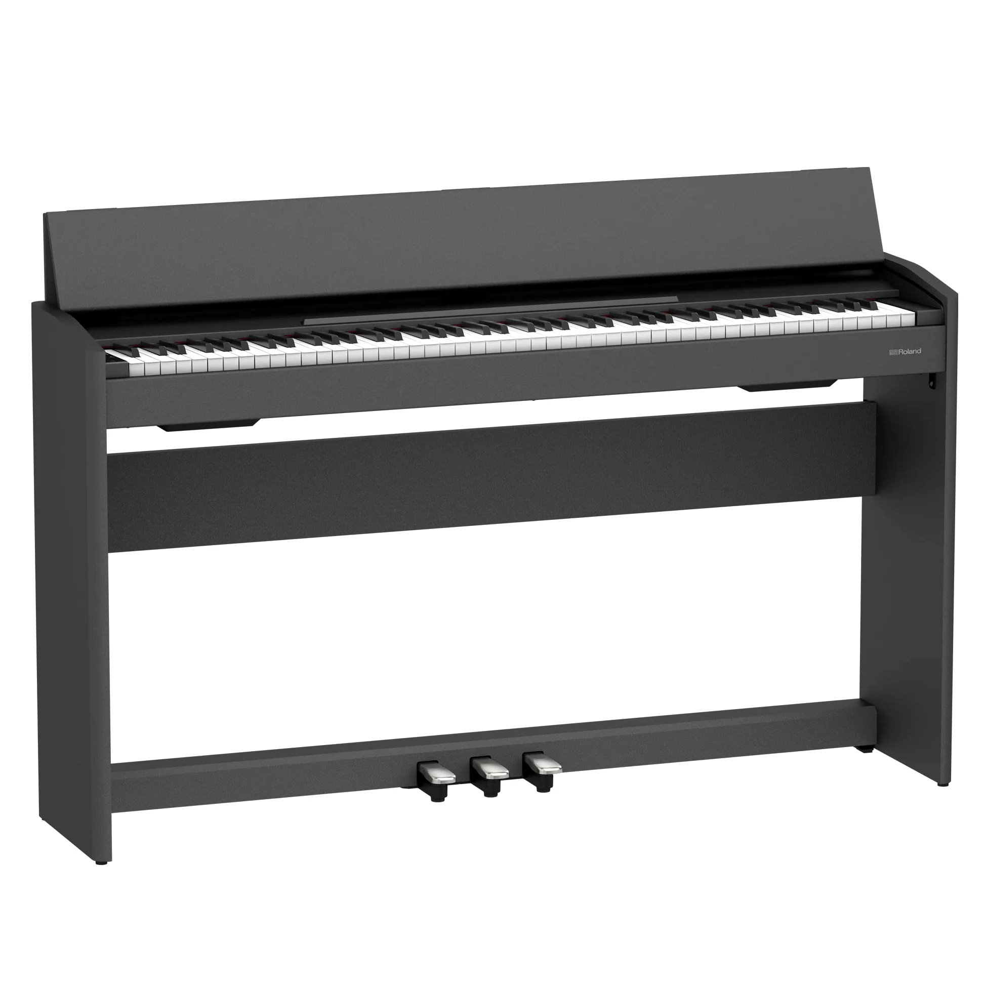 Roland F107 Digital Piano Piano casero con diseño moderno atractivo Perfecto para principiantes| Bluetooth a bordo y más, F107-BKX